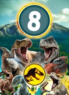 Dino verjaardagskaart Jurassic World